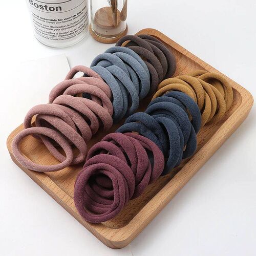 50Pcs Girls Nylon Rubber Bands Elastic Hair Bands Hair Acces