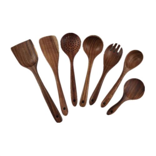 Teak spatula Solid wood small rice spoon soup slotted spoon