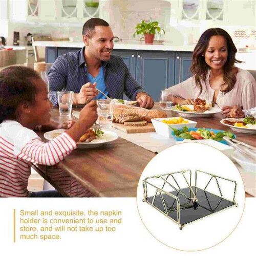 Iron Napkin Holder Paper Towel Desktop Storage Box