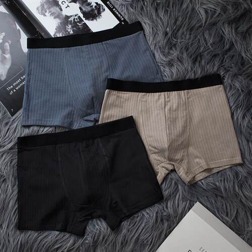 Mens Underwear Boxers Shorts for men 100%Cotton Male Panties