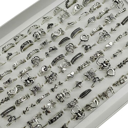 30pcs/Lot Factory Wholesale Alloy Finger Rings For Women HOT