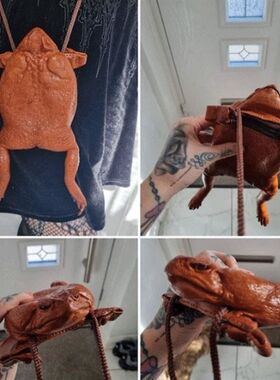 Sugar Cane Toad full-body purse 2022蟾蜍蛤蟆全身钱包外贸跨境