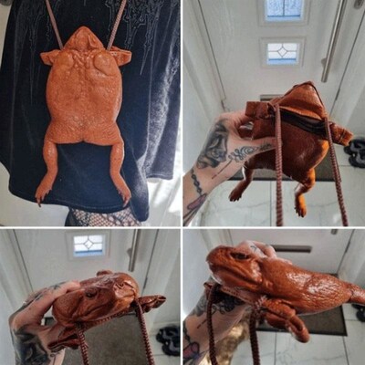 Sugar Cane Toad full-body purse 2022蟾蜍蛤蟆全身钱包外贸跨境