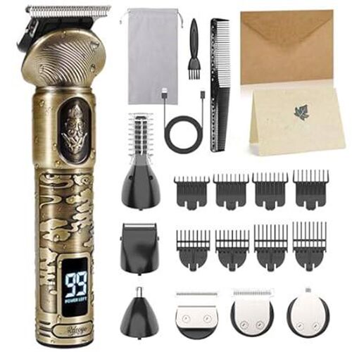 REHOYO Beard Trimmer for Men, Waterproof Cordless Hair Cl