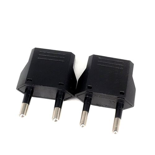 1-50pcs EU Euro KR Plug Adapter US to EU Plug Adapter Travel