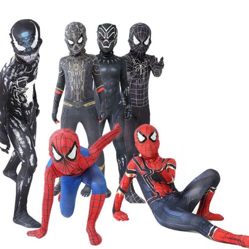 New Miles Morales Kostum Cosplay Jauh dari Rumah Kostum Zent