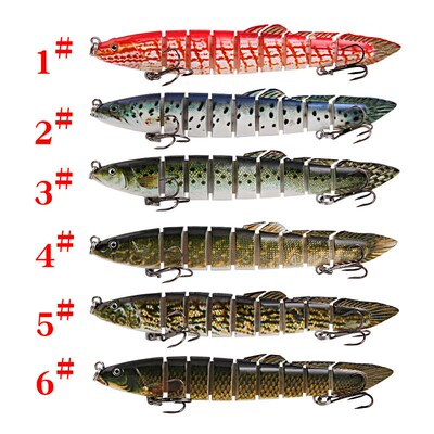 Luya bait, multi-stage fish simulation, loach nine section