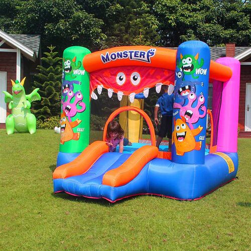 Childrens Household Inflatable Trampoline Small Slide Naug