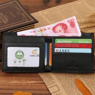Men Zipper Crocodile Wallet Leather Small Genuine Skin 100%