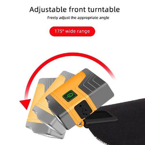 Induction COB Floodlight LED Waterproof Cap Light Headlight