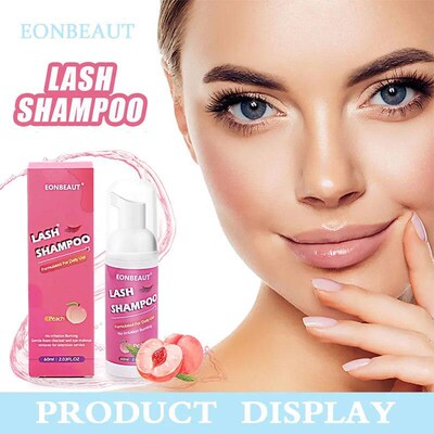 Lash Shampoo Mousse 60ml Eyelash Extension False Eyelashes G