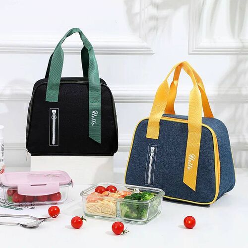Portable Lunch Bag Lunch Box Insulated  Tote Pouch School Be