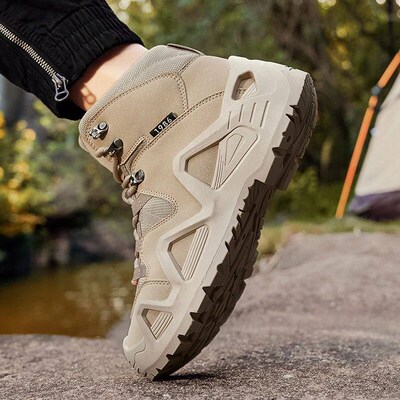Mens Hiking Boots Outdoor Hiking Anti Slip Training Work Sh