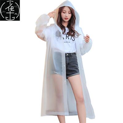 Rain Coat EVA Rain Poncho for Women and Men Emergency Rain G