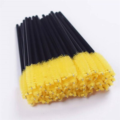 50pcs/lot Disposable Eyelash Brush Comb Mascara Wands Eye La