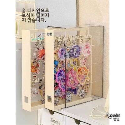 Keychain Storage Rack Pull-out Pendant Jewelry Display Box