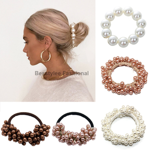 Fashion Woman Big Pearl Hair Bands Fashion Korean Style Hair