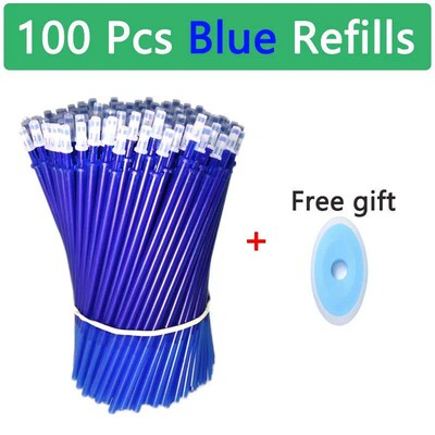 100 Pcs/set Kawaii Erasable Refill Erasable pens Gel Pen ske