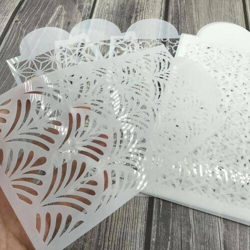 Fondant Cake Mesh Stamps Stencils Embossing for Decorating