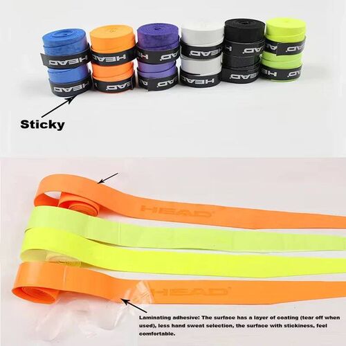 60pcs/lot Tennis Overgrip PU Sticky Tennis Racket Sweat Band