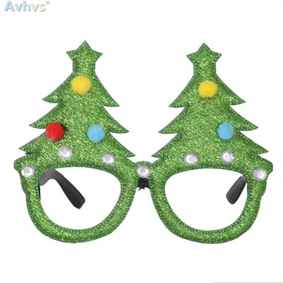 圣诞节眼镜Christmas decorations Glasses children toy gift
