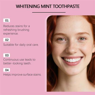 ORALHOE Peppermint Toothpaste - Gentle Daily Cleaning for Te
