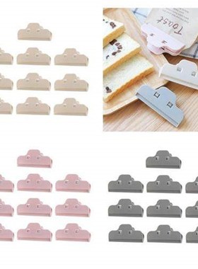 10 Pcs Food Bread Storage Clip Household Plastic Bag Clips K