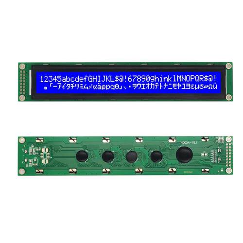 LCM 4002A 40x2 SPLC780D Controller blue green LCD module
