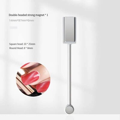 4PCS Multi Functional Nail Art Magnet Stone Pattern Absorbin