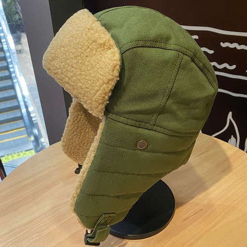 Unisex Men Women Ear Protection Cap Trapper Bomber Warm Troo