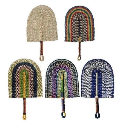 Handcraft Straw Fan for Daily Use, Summer Home Decorations,