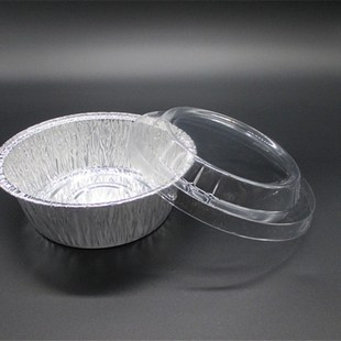 .5寸圆形锡纸盒/锡纸/碗烘焙器具铝箔盘/脑花烧烤盘铝箔纸碗