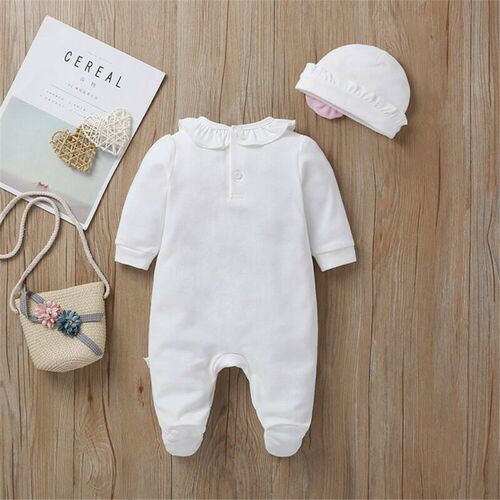 New Autumn Winter Baby Long Sleeve Jumpsuit Girl One Piece R