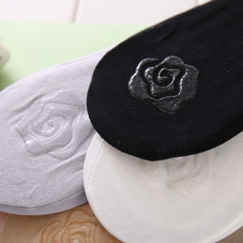 6pcs 3pair Boat Socks for Women Slippers Summer Invisible So