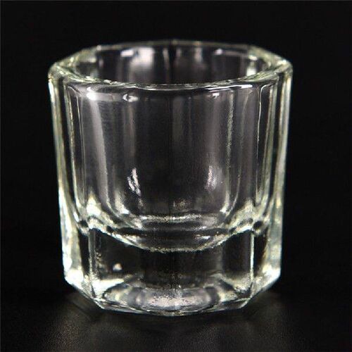 1pc Liquid Glass Powder Dappen Dish Crystal Glass Cup for