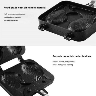 Japanese Pancake Double Pan Aluminum Alloy Double Fish