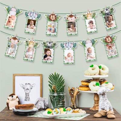 Jungle Animals Honeycomb Desktop Decor Jungle Birthday Party