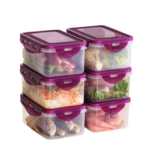 kitchen plastic food fruit storage box crisper container can