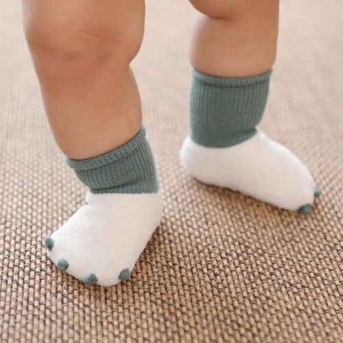 New cute  autumn and winter newborn socks casual warm baby f