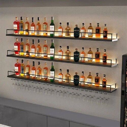Bar Shelves Wine Fridge Cabinet Liquor Living Room Canteen