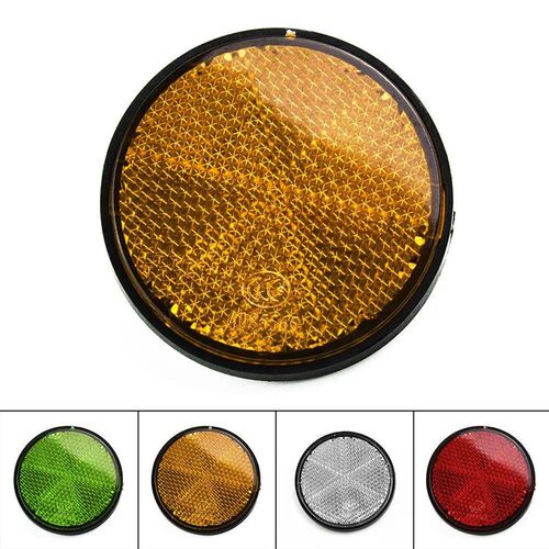 Bicycle Bike Round Reflector Night Cycling Safety Reflective