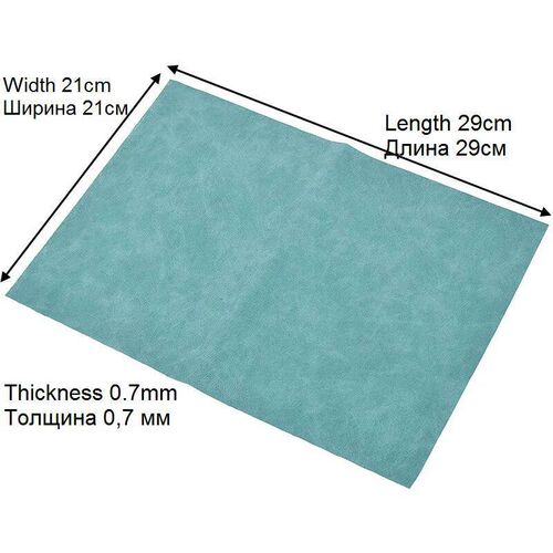 Lychee Life 21x29cm A4 Faux Suede PU Leather Fabric For Garm