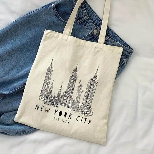 Large Multipurpose New York Souvenir Travel Grocery Shopping