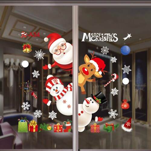 Christmas Wall Window ers Marry Christmas Decoration For Hom