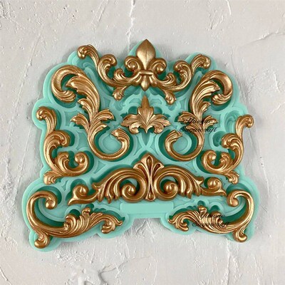 Relief Silicone Epoxy Resin Plaster Mould cake mold fondant