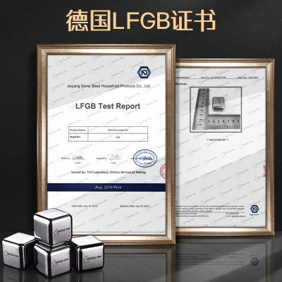 Stainless Steel Ice Cubes Chilling Stones Whiskey Wine 冰块