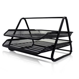 thickened metal file frame desktop storage box folder rack