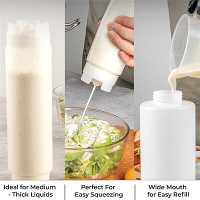 First In First Out Condiment Squeeze Bottle  For Sauces