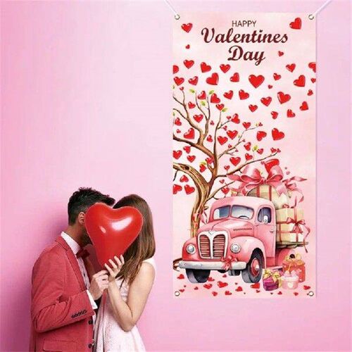 Romantic Valentines Day Photography Backdrop 180x90cm
