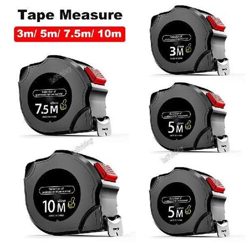 3/5/7.5/10m Portable Tape Measure Steel Tape Measure Nylon
